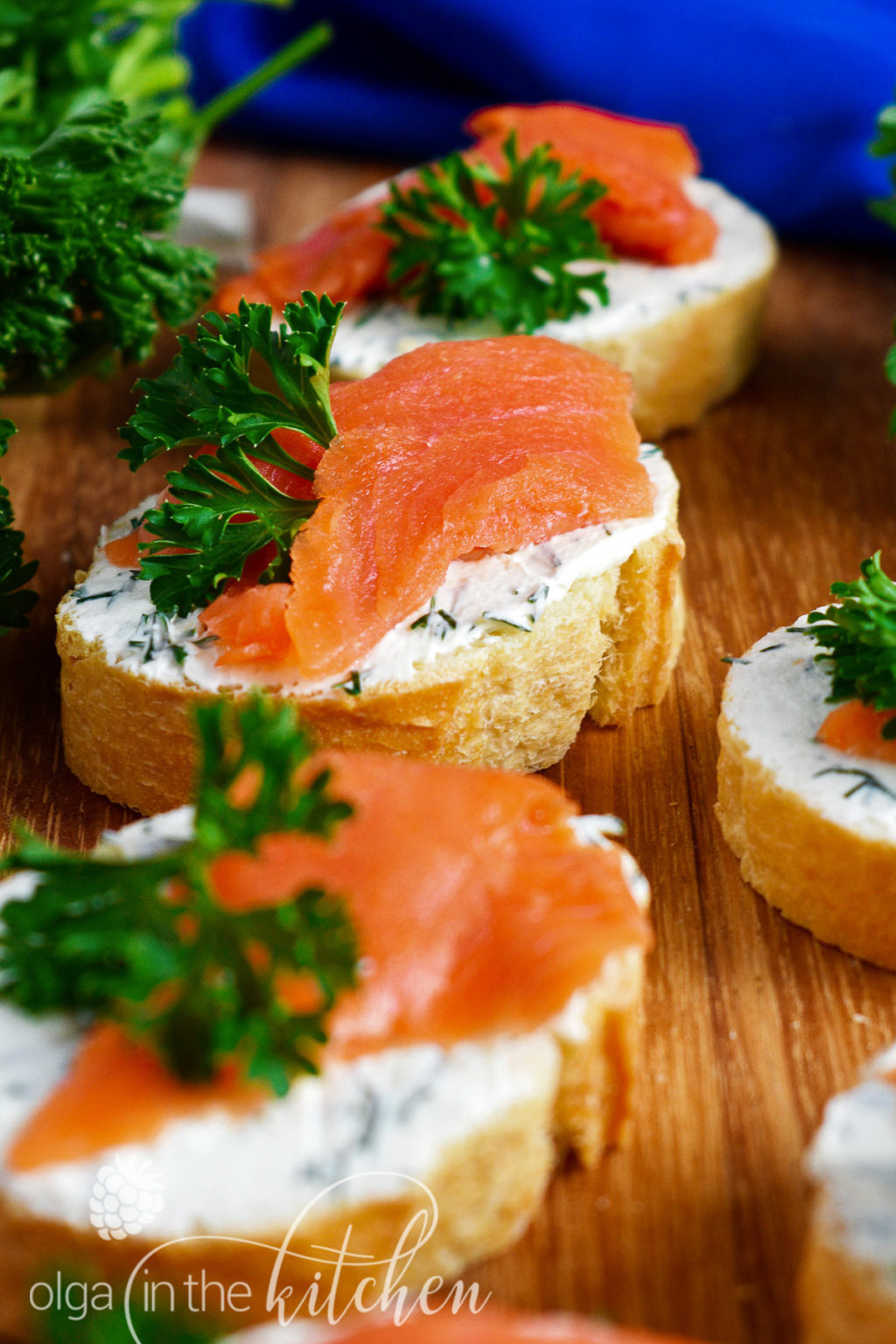 Smoked Salmon Cream Cheese Sandwiches Olga in the Kitchen