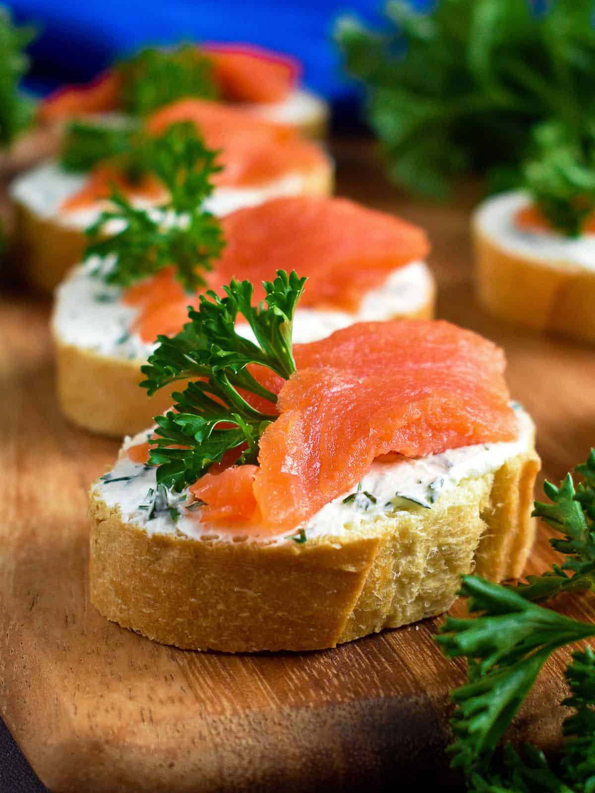 These easy Smoked Salmon Cream Cheese Tea Sandwiches are quick, elegant and an easy addition to a light lunch or an afternoon tea. | olgainthekitchen.com