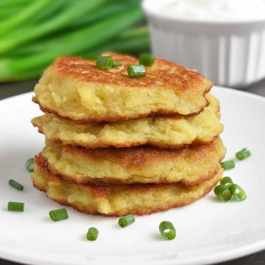 These are classic Ukrainian Potato Pancakes also called Deruny. Serve for breakfast, as an appetizer or side dish. | olgainthekitchen.com