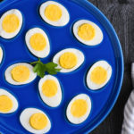 Learn how to make Hard Boiled Eggs. Everyone needs an easy go-to method for making perfectly cooked eggs every time. #hardboiledeggs #howtopeeleggs #boiledeggs #olgainthekitchen